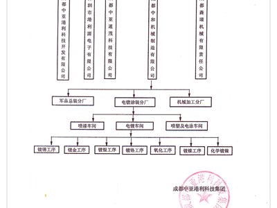 成都中亚港利组织结构图