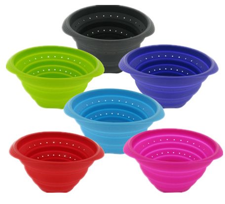 SCC021 Silicone Collapsible Colanders