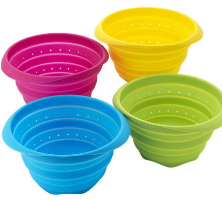 SCC023 Silicone Collapsible Colanders
